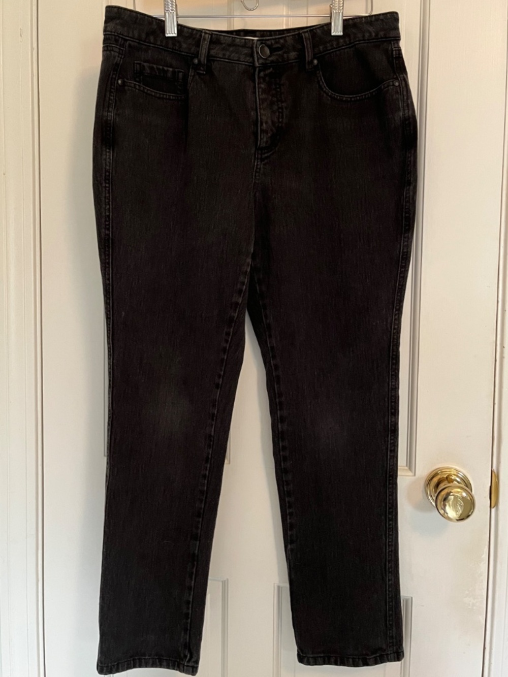 Coldwater Creek Natural Fit Blue Denim Jeans P12 28” Inseam EUC